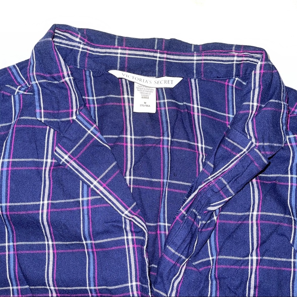 Victoria’s Secret Flannel Pajama Top - Picture 3 of 12